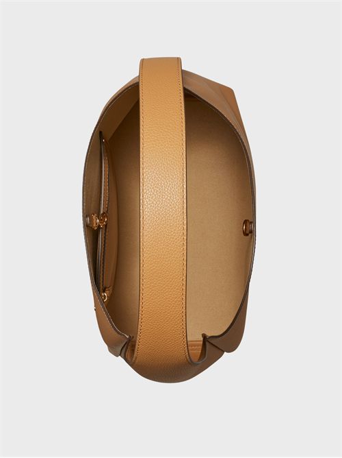 Borsa hobo grande in pelle martellata con tracolla regolabile TORY BURCH | 170964227